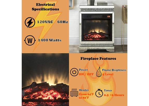 90870 Lotus Fireplace