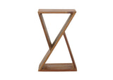910180 Lily Solid Reclaimed Wood Accent Side Table Natural