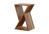 910180 Lily Solid Reclaimed Wood Accent Side Table Natural