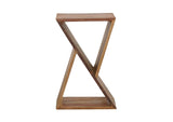 910180 Lily Solid Reclaimed Wood Accent Side Table Natural