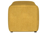 910292 Summer Fabric Upholstered Tufted Accent Bench Mustard Yellow