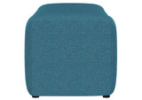 910293 Summer Fabric Upholstered Tufted Accent Bench Peacock Blue