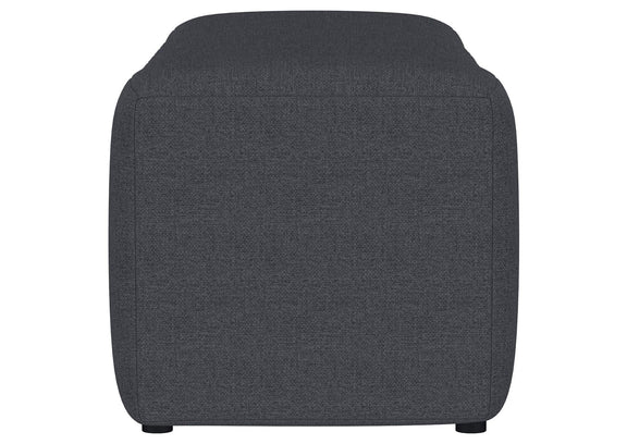 910294 Summer Fabric Upholstered Tufted Accent Bench Charcoal
