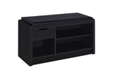 910323 Arrington Storage Bench Black