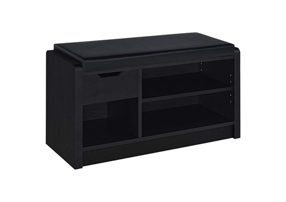 910323 Arrington Storage Bench Black