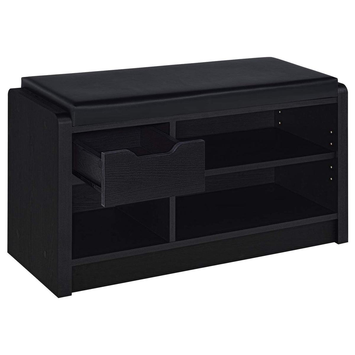 910323 Arrington Storage Bench Black