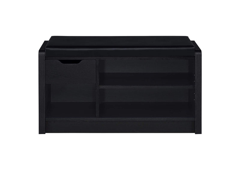 910323 Arrington Storage Bench Black