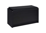 910323 Arrington Storage Bench Black
