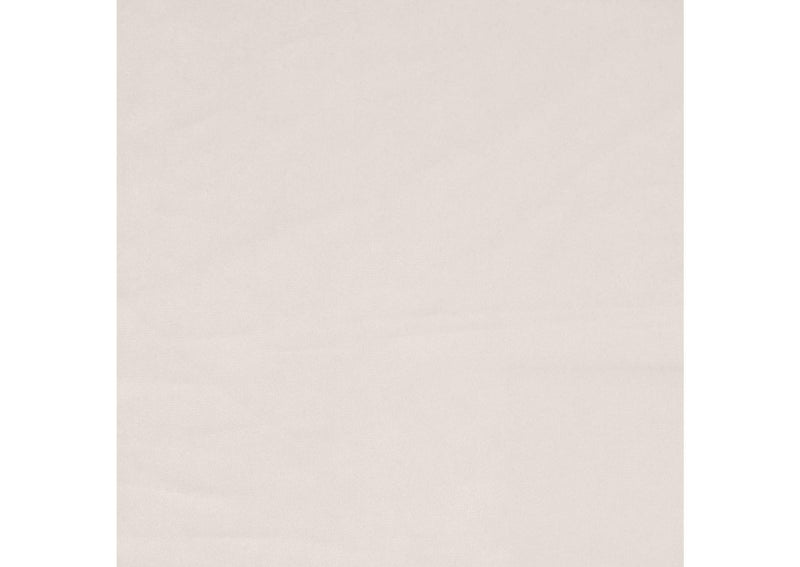910334 Ella Upholstered Tufted Bench Stainless Steel Legs Ivory