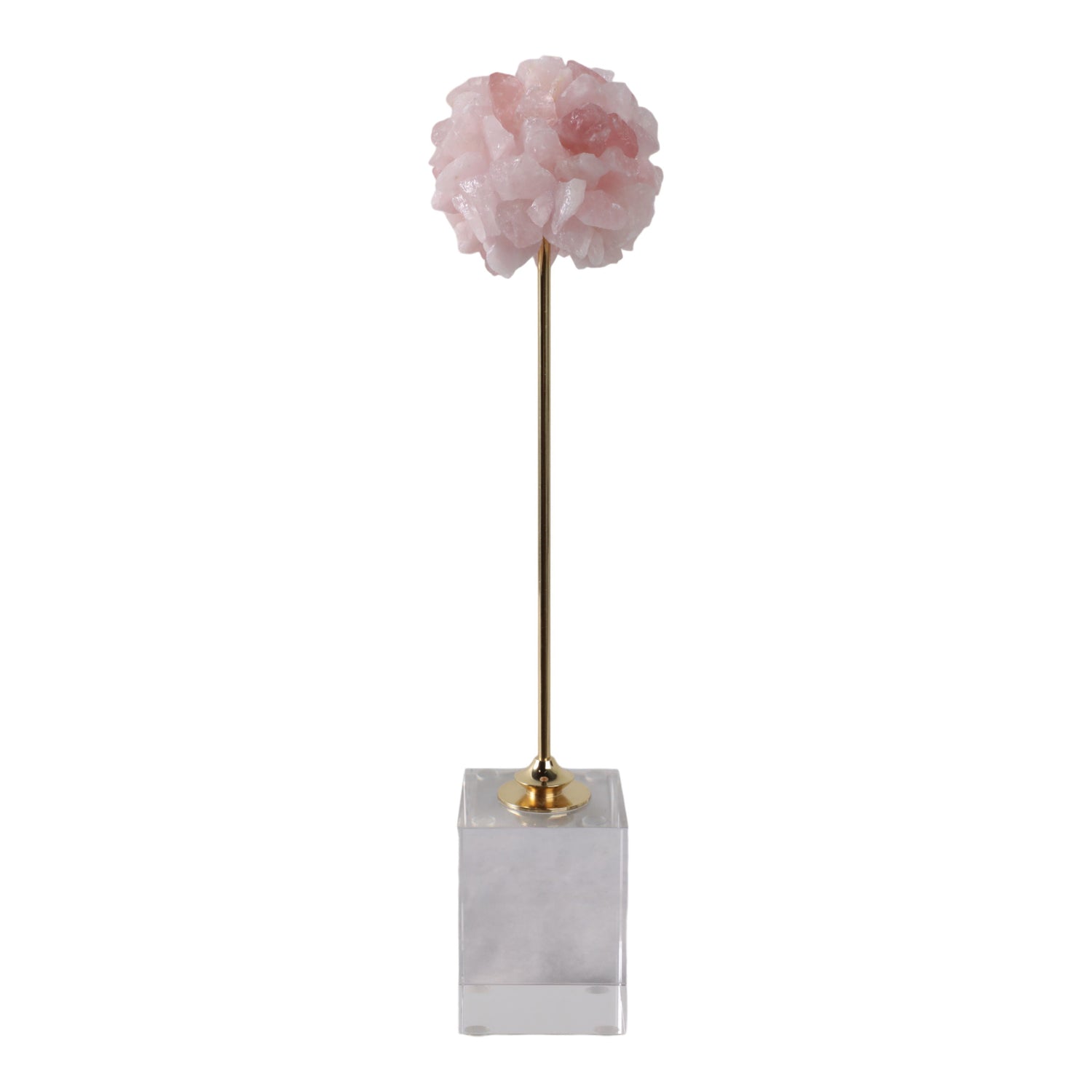 Alexander Large Orb Statuary - Pink / Gold