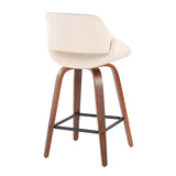 Fabrizzi - Counter Stool With Square Footrest (Set of 2)