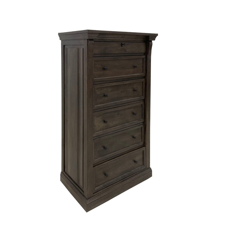 Adelaide - Wood 6 Drawer Chest - Cocoa Brown