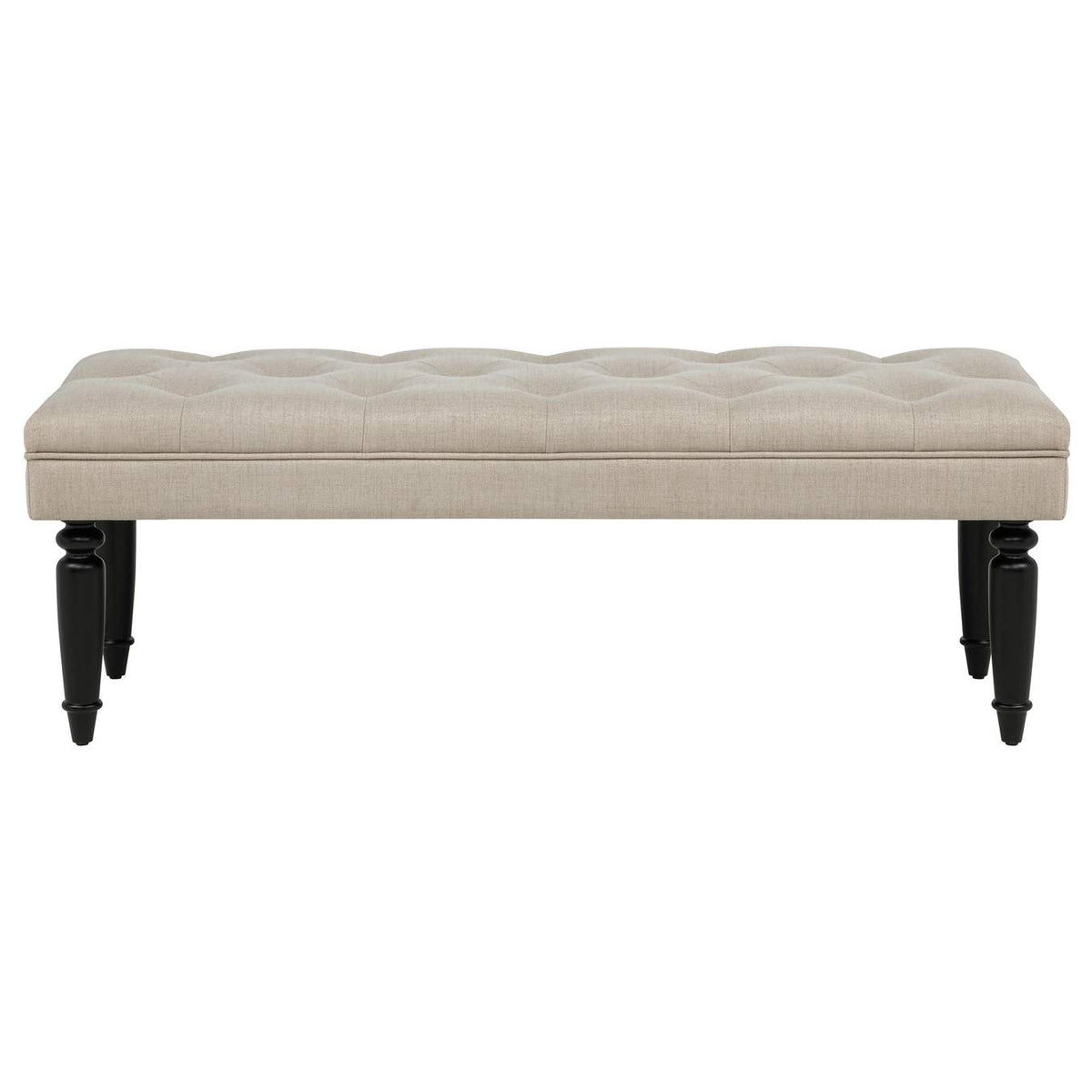 915160 Marsha 52-inch Upholstered Entryway Accent Bench Latte