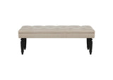915160 Marsha 52-inch Upholstered Entryway Accent Bench Latte