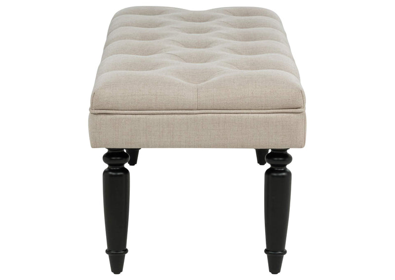 915160 Marsha 52-inch Upholstered Entryway Accent Bench Latte