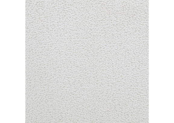 915423 Remuda Boucle Upholstered Round Storage Ottoman Ivory