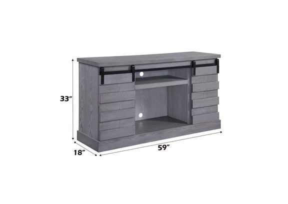 91616 Amrita TV Stand with Fireplace