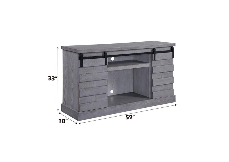 91616 Amrita TV Stand with Fireplace