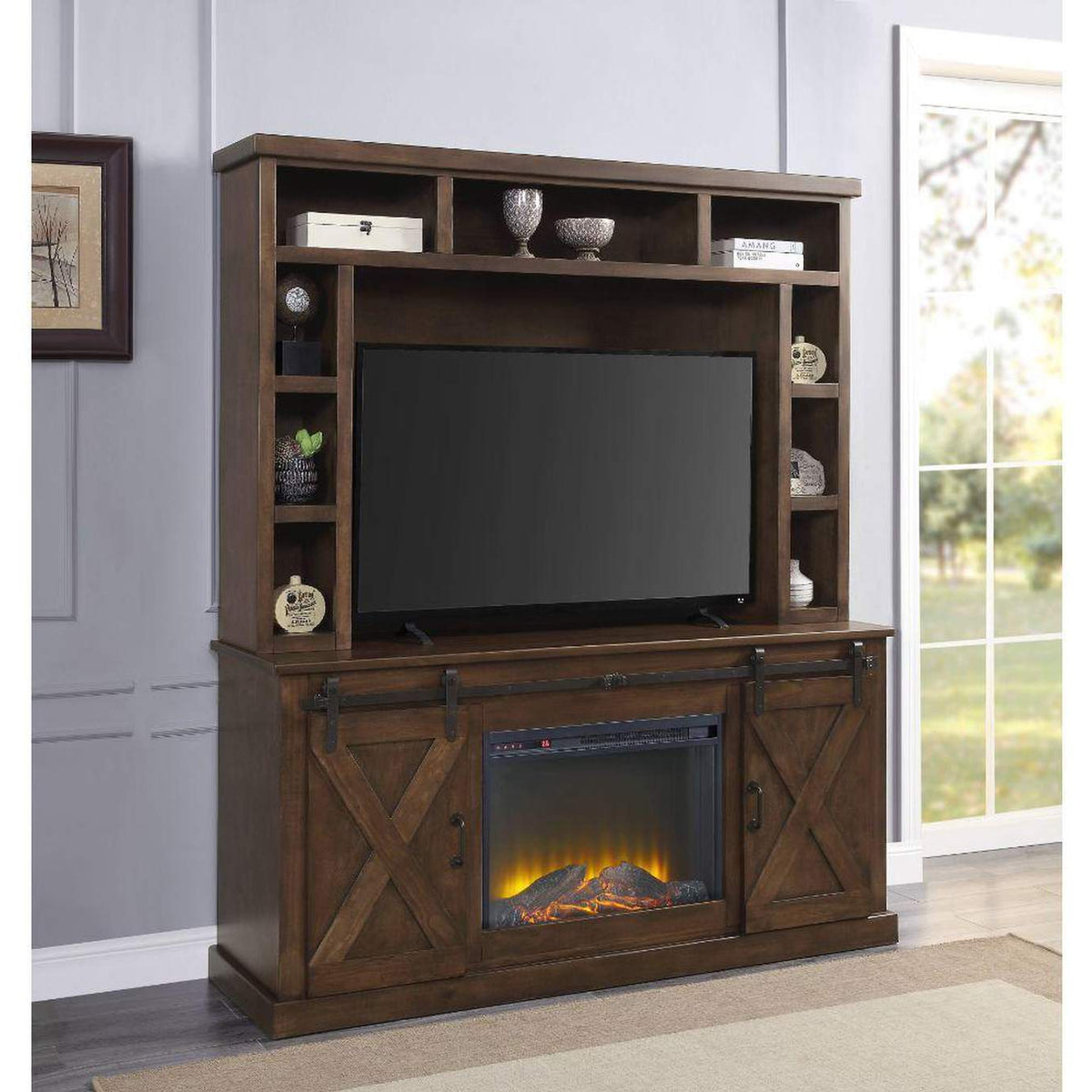 91628 Aksel Entertainment Center - Include 91617Fir