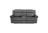 Brennen Power Double Reclining Love Seat with Center Console