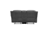 9204CC-2 Brennen Double Reclining Love Seat with Center Console