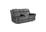 9204CC-2 Brennen Double Reclining Love Seat with Center Console