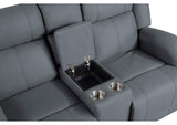 9207GPB-2PW Camryn Power Double Reclining Love Seat with Center Console