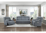 9207GPB-2PW Camryn Power Double Reclining Love Seat with Center Console