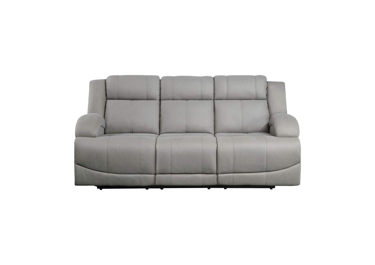 9207GRY-3PW Camryn Power Double Reclining Sofa