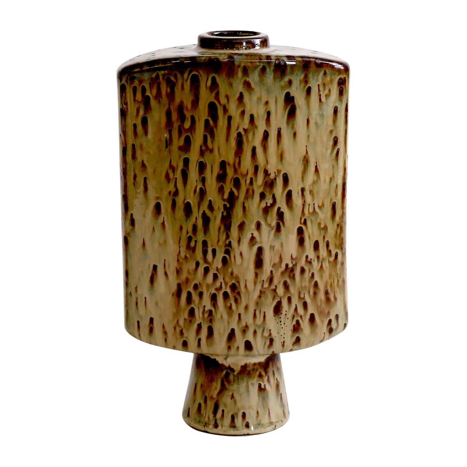 11" Torcello Lava Vase - Capuccino