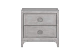 1JQ981 Boho Chic Nightstand In Washed White