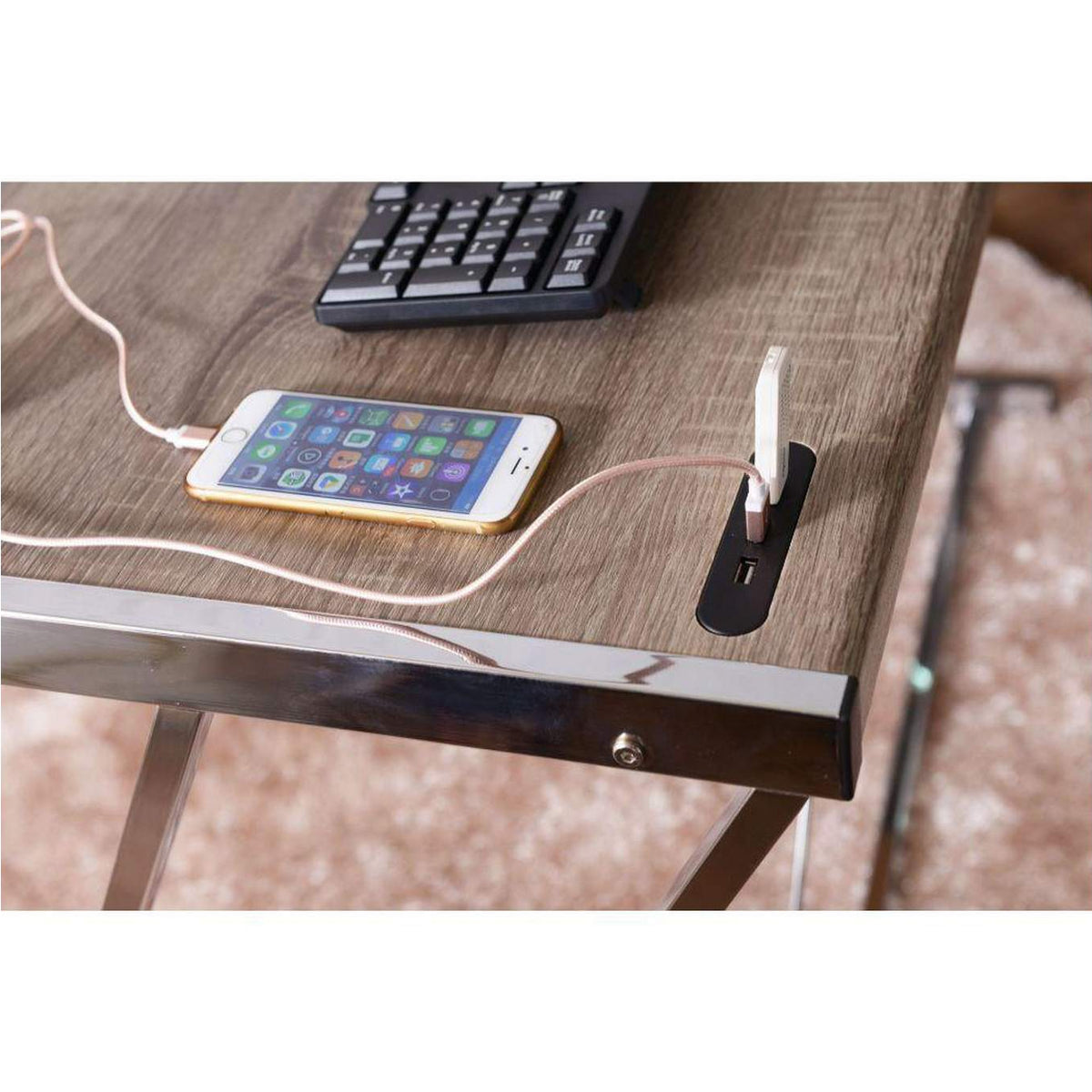 92344 Finis Writing Desk with USB