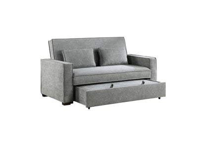 9238GY-3CL Alta Convertible Studio Sofa with Pull-out Bed