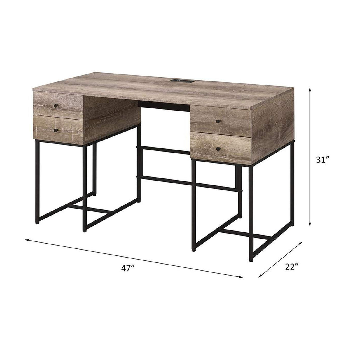 92640 Desirre Writing Desk with USB
