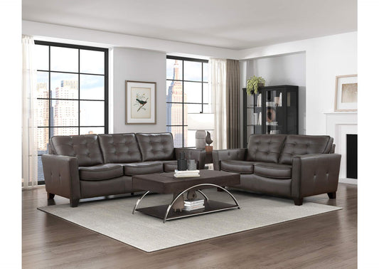 9266BRW-2 Renzo Love Seat