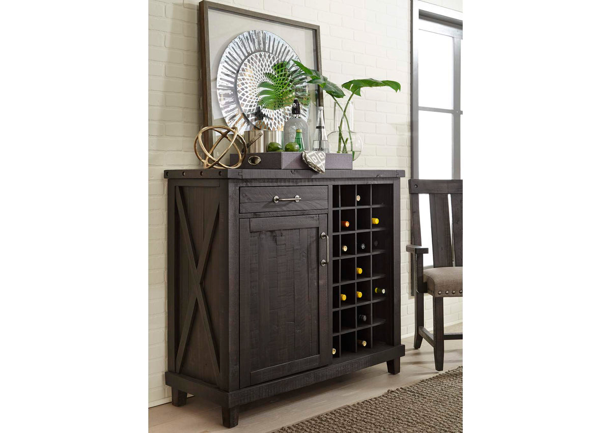 7YC974 Yosemite Solid Wood Wine Bar In Cafe