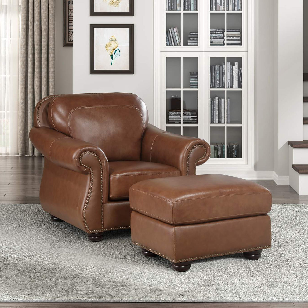 9270BR-4 Attleboro Ottoman