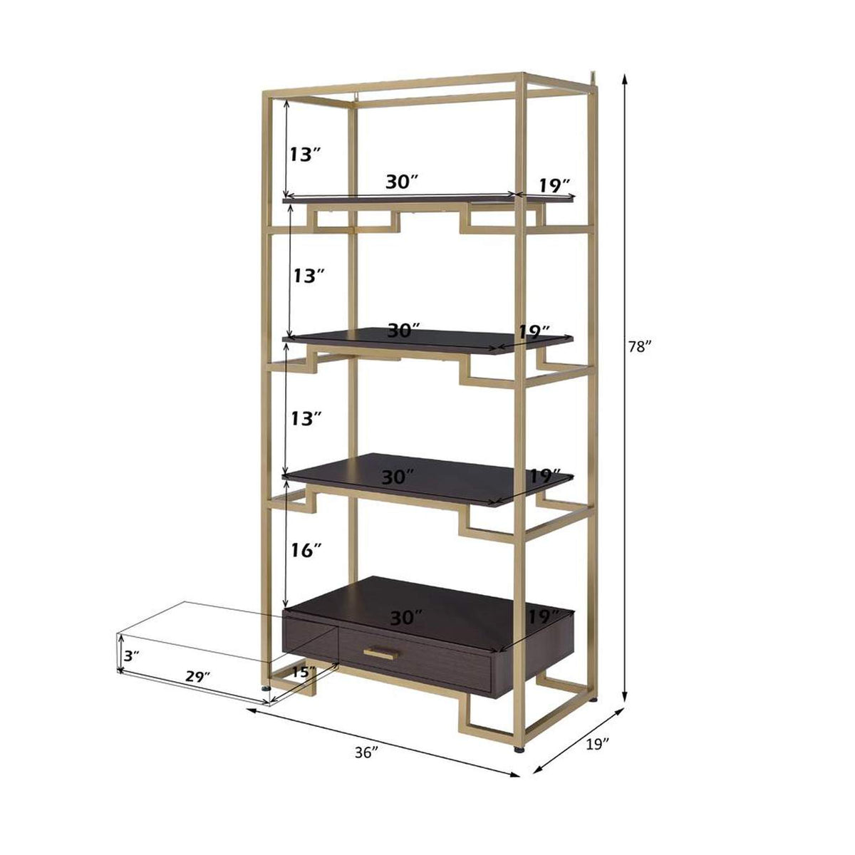 92787 Yumia Bookshelf