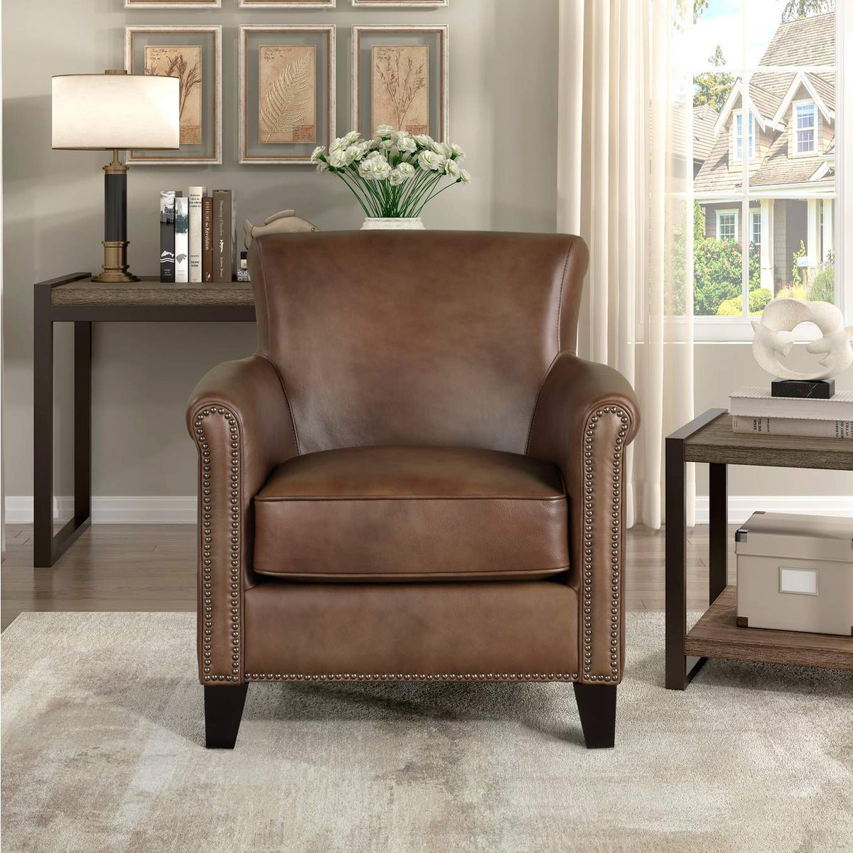 9278BRW-1 Braintree Accent Chair