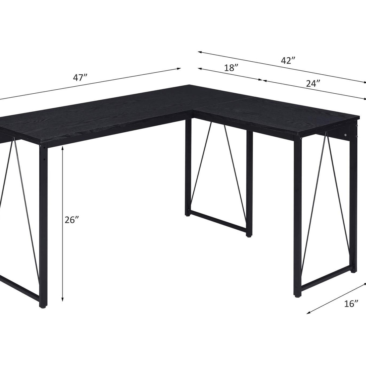 92809 Zetri Writing Desk