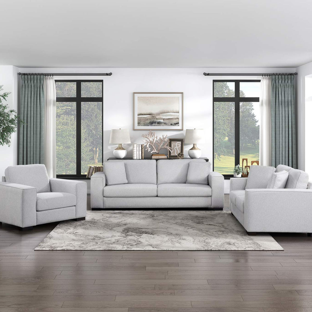 9288GY-2 Solaris Love Seat
