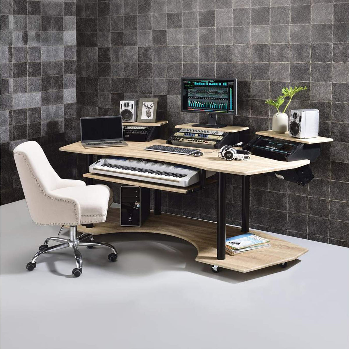 92897 Eleazar 83" Music Studio Desk