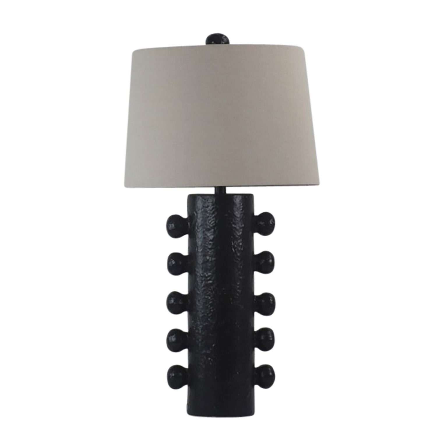 31" Tall Knobby Table Lamp - Black