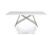 3N2560 Coral Marble Rectangular Dining Table
