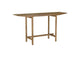 930128 Darius Solid Wood Entryway Console Table Natural Mango