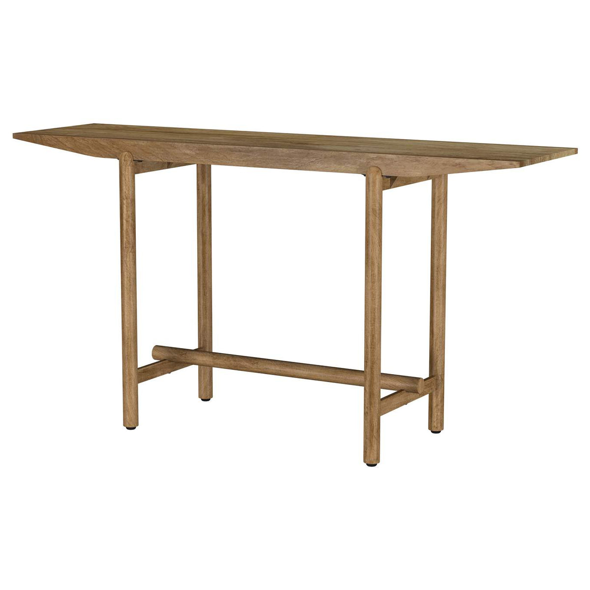 930128 Darius Solid Wood Entryway Console Table Natural Mango