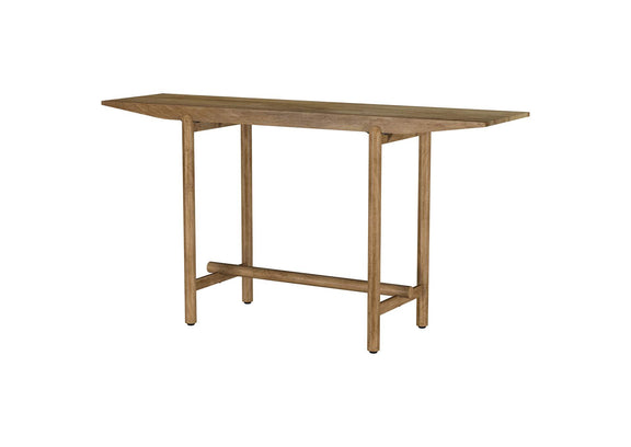 930128 Darius Solid Wood Entryway Console Table Natural Mango