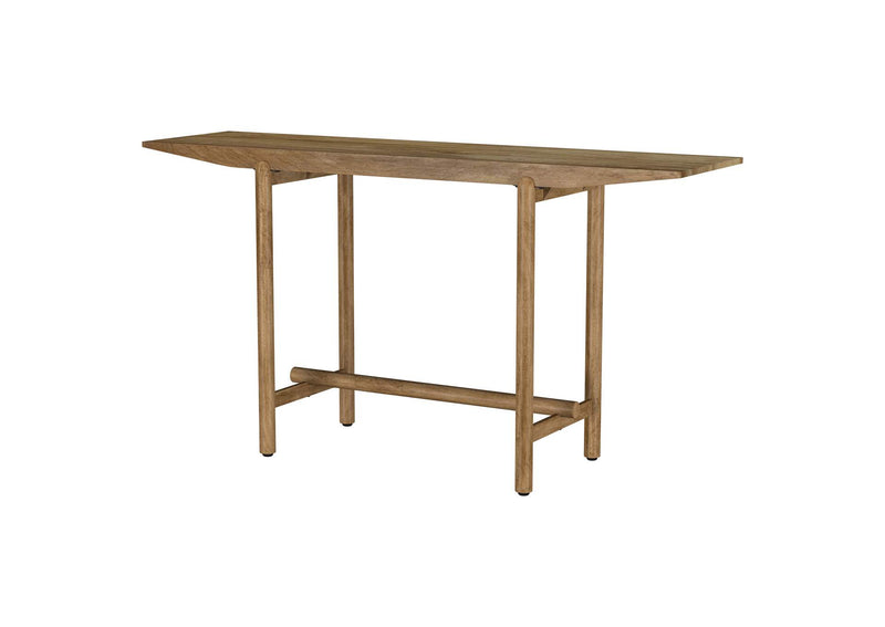 930128 Darius Solid Wood Entryway Console Table Natural Mango