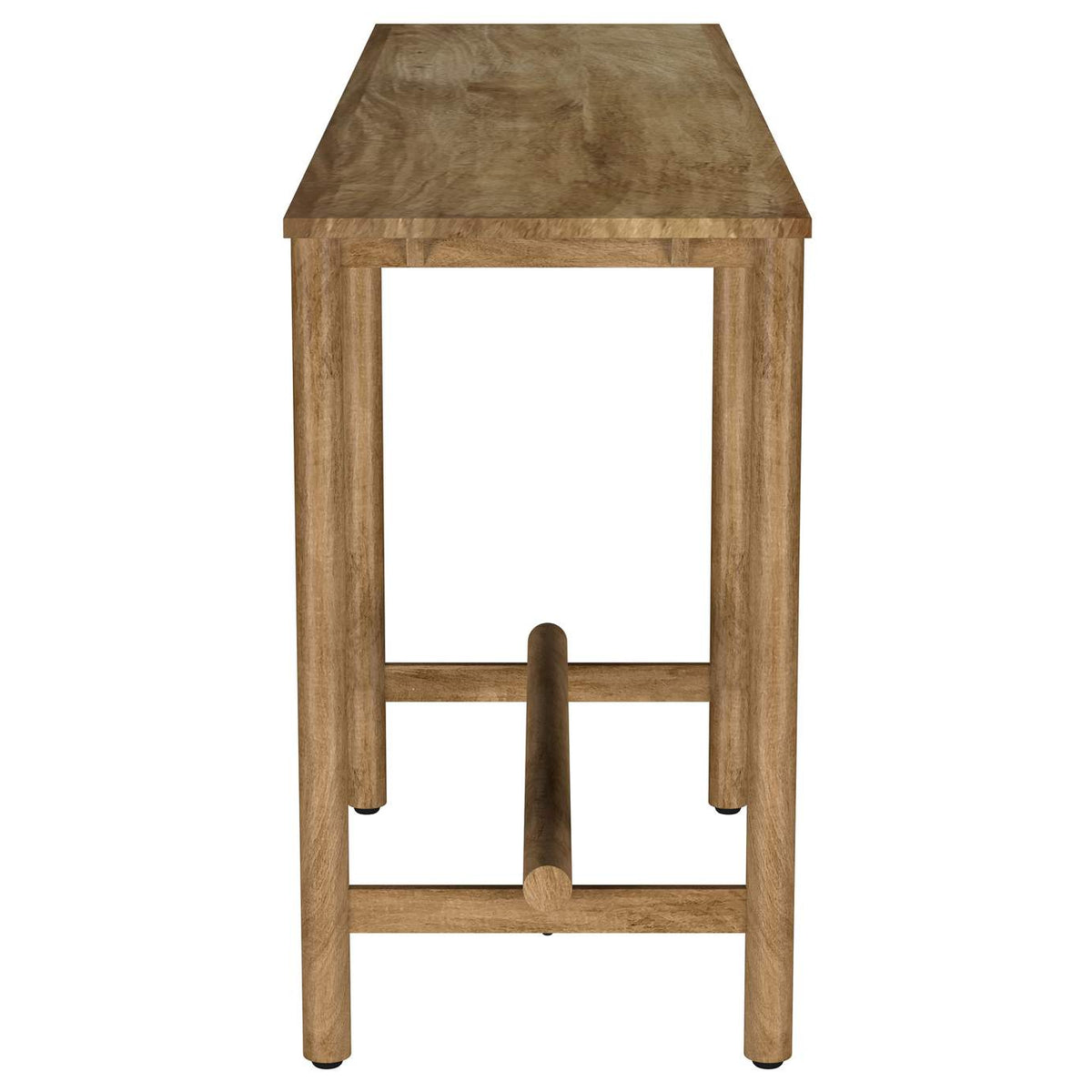 930128 Darius Solid Wood Entryway Console Table Natural Mango