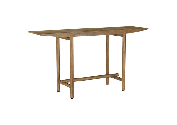 930128 Darius Solid Wood Entryway Console Table Natural Mango